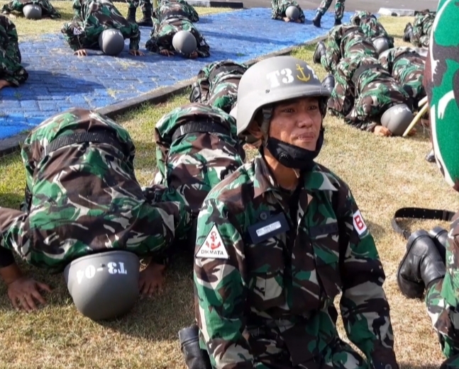 Siswa Pendidikan Pertama Tantama TNI AL