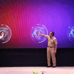 Wali Kota Makassar Moh Ramdhan Pomanto melaunching aplikasi APIP TA’ inovasi Inspektorat Kota Makassar, di Hotel Four Point by Sheraton, Selasa (16/7/2024).